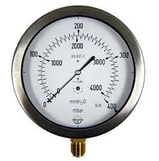 Ventómetro Ï100  1/2"  0-100 mbar cl 1