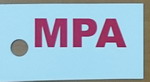Placa "MPA"