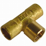 Te Portamanómetro 1/4" Soldar 12