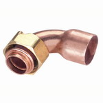 Racor Curvo Abocardado Precint. 3/4"x15