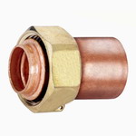 Racor Recto Abocardado Precint. 11/4"x28