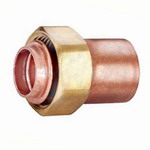 Racor Recto Abocardado 1/2" x 18