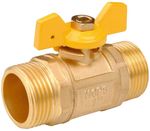 V&aacute;lvula Gas Mariposa Roscar M-M 1/2"