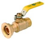 V&aacute;lvula Gas Contador Recta Palanca 3/4"