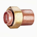 Racor Recto Abocardado 11/4" x 28