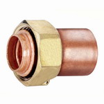 Racor Recto Abocardado Precint. 1/2"x12